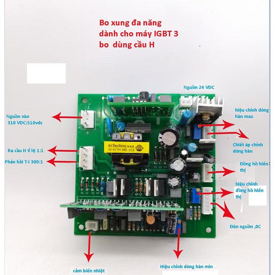 Bo xung đa năng cho Máy igbt 3 bo