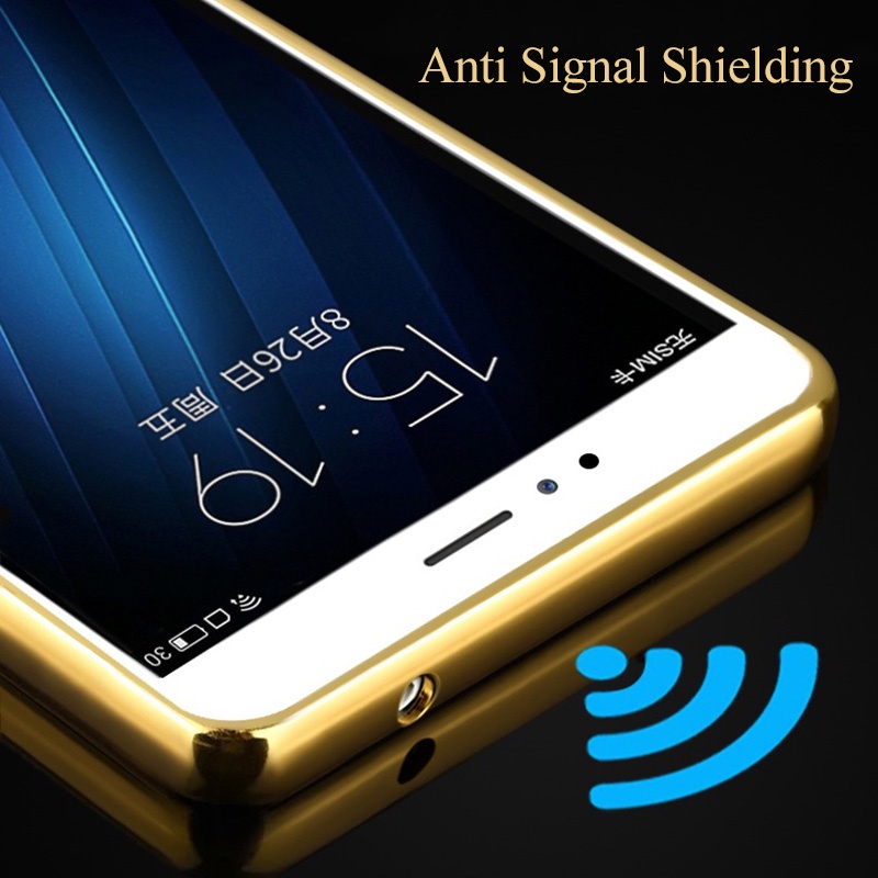 Ốp Điện Thoại Tráng Gương Viền Hợp Kim Cho samsung galaxy j5 j7 prime / j7 2016 samsung galaxy a3 a5 2017