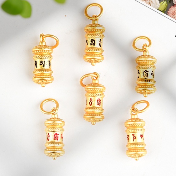 Mặt Dây Chuyền Dạng Dép Xỏ Ngón Màu Sắc Mạ Vàng Truyền Thống diy