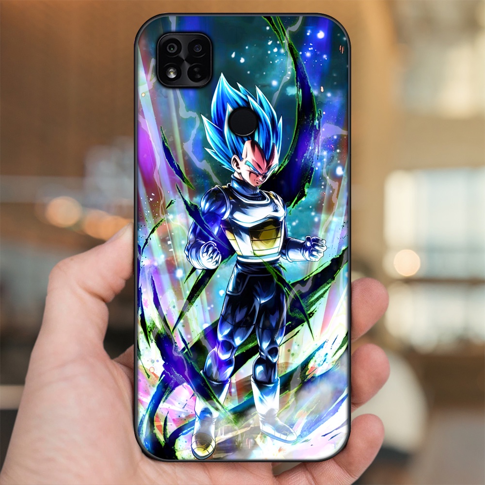 Ốp lưng Xiaomi Redmi 10A viền đen in hình Vegeta Dragon Ball