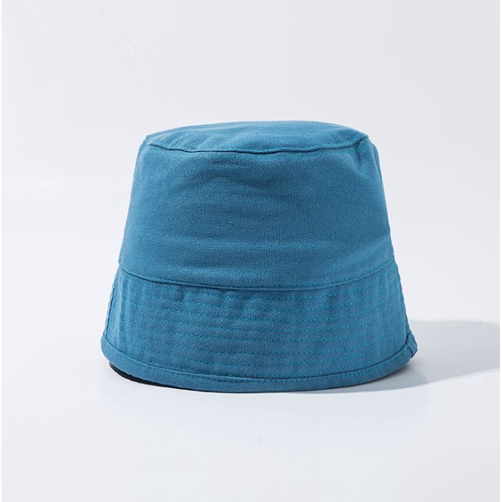 Nón Bucket Màu Trơn Phong Cách Retro Đường Phố