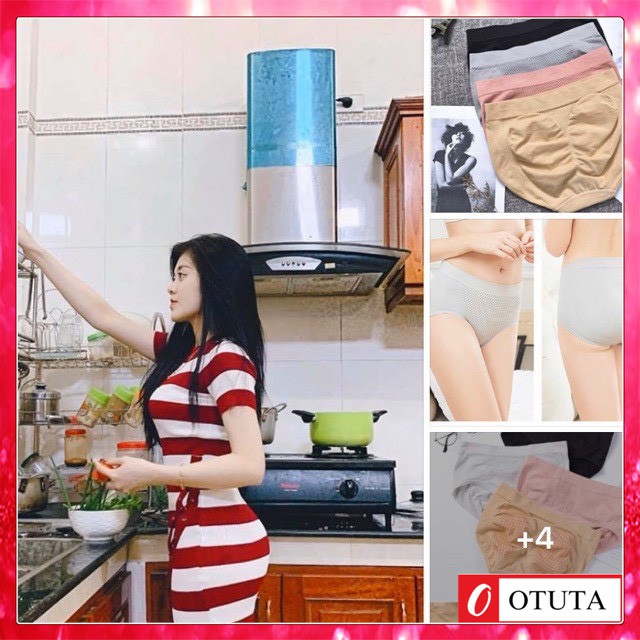 Quần Lót Cạp Cao Gen Bụng Nâng Mông Kháng Khuẩn Hàng ất Nhật (45-60kg) giá tốt -OTUTA | BigBuy360 - bigbuy360.vn