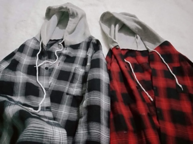 Áo Sơ mi kẻ mũ tàn COU776 | BigBuy360 - bigbuy360.vn