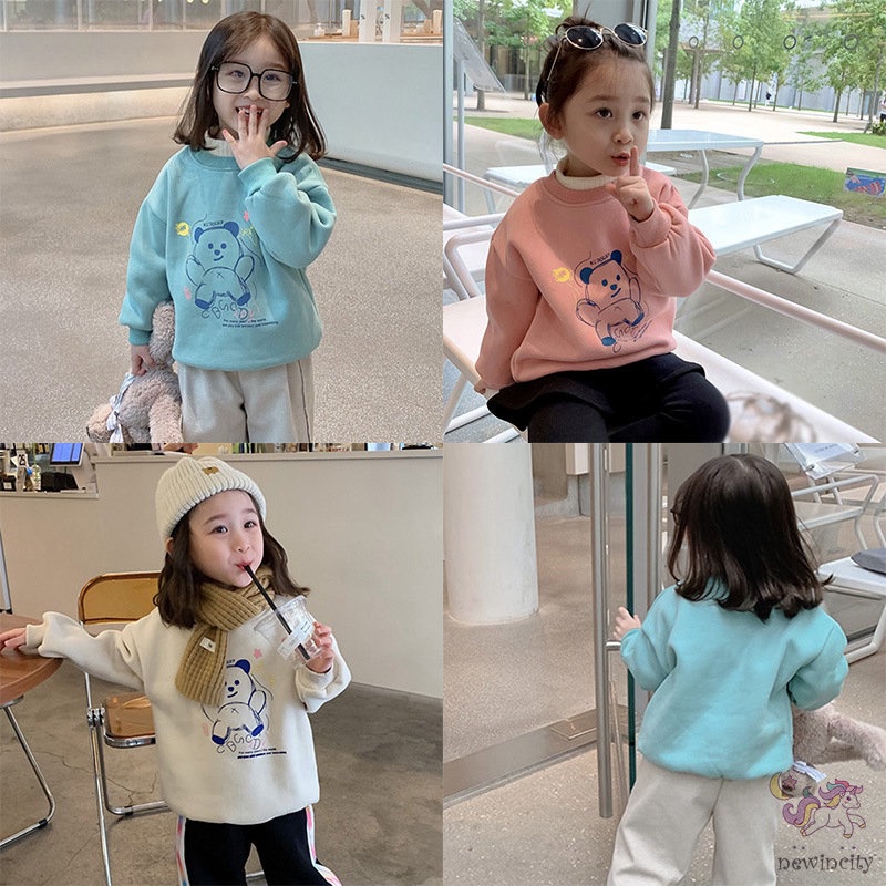 Áo thun tay dài thời trang Hàn Quốc cho bé gái