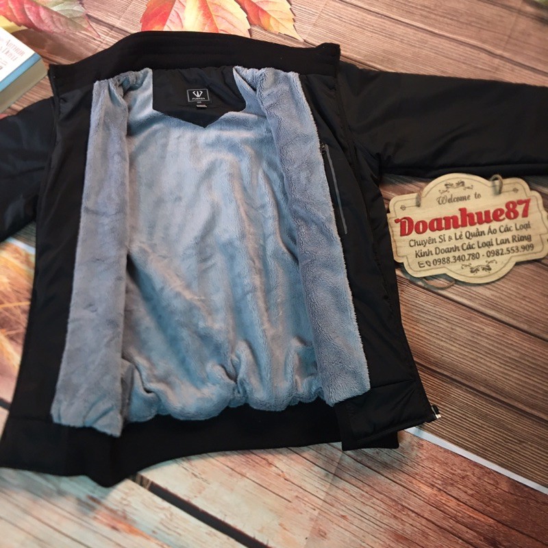 Áo khoác gió nam 3 lớp chống nước chống gió siêu ấm