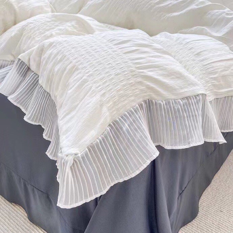 SET VỎ CHĂN GA GỐI COTTON ĐŨI MÂY TIỂU THƯ