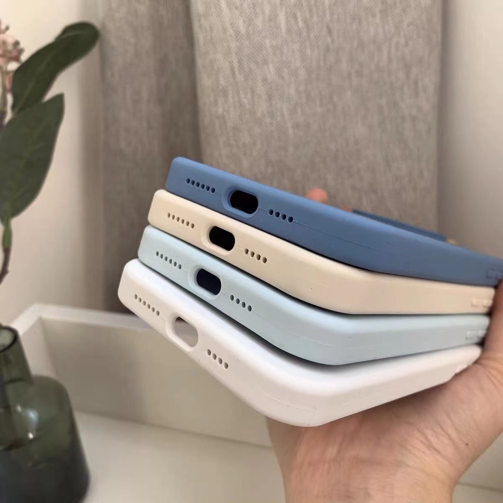 Ốp Điện Thoại Silicon Nhiều Màu Chống Trượt Cho compatible for iPhone 14 13 13 Pro MAX 12 11 Pro MAX IX XS MAX XR SE2 6 6s 7 8 Plus
