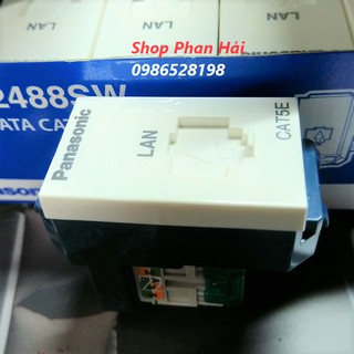 Ổ cắm data CAT5 - Hạt mạng PANASONIC WEV2488SW