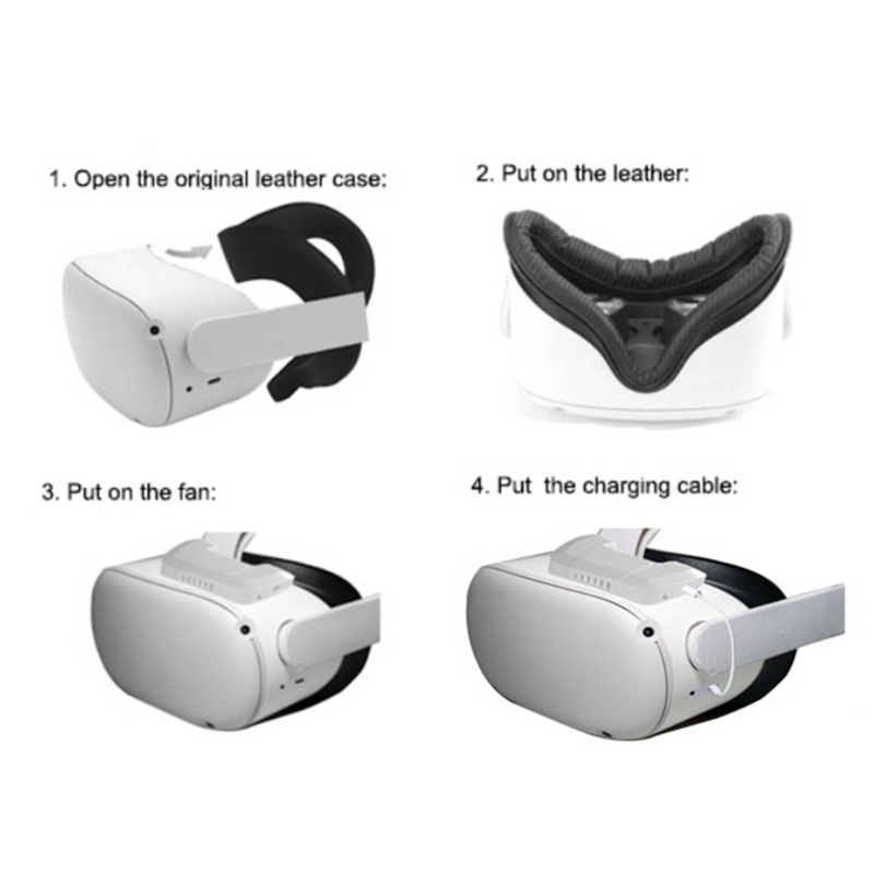 Quạt Làm Mát Chống Sương Mù Cho Kính Thực Tế Ảo Oculus Quest 2