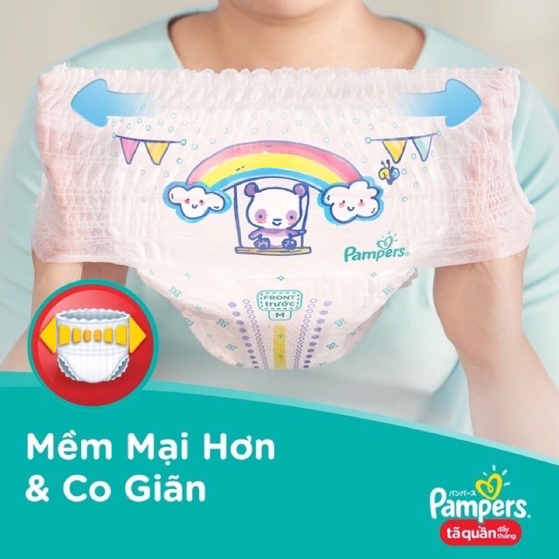 Tã bỉm quần pamper giữ dáng M74/L68/XL62/XXL56