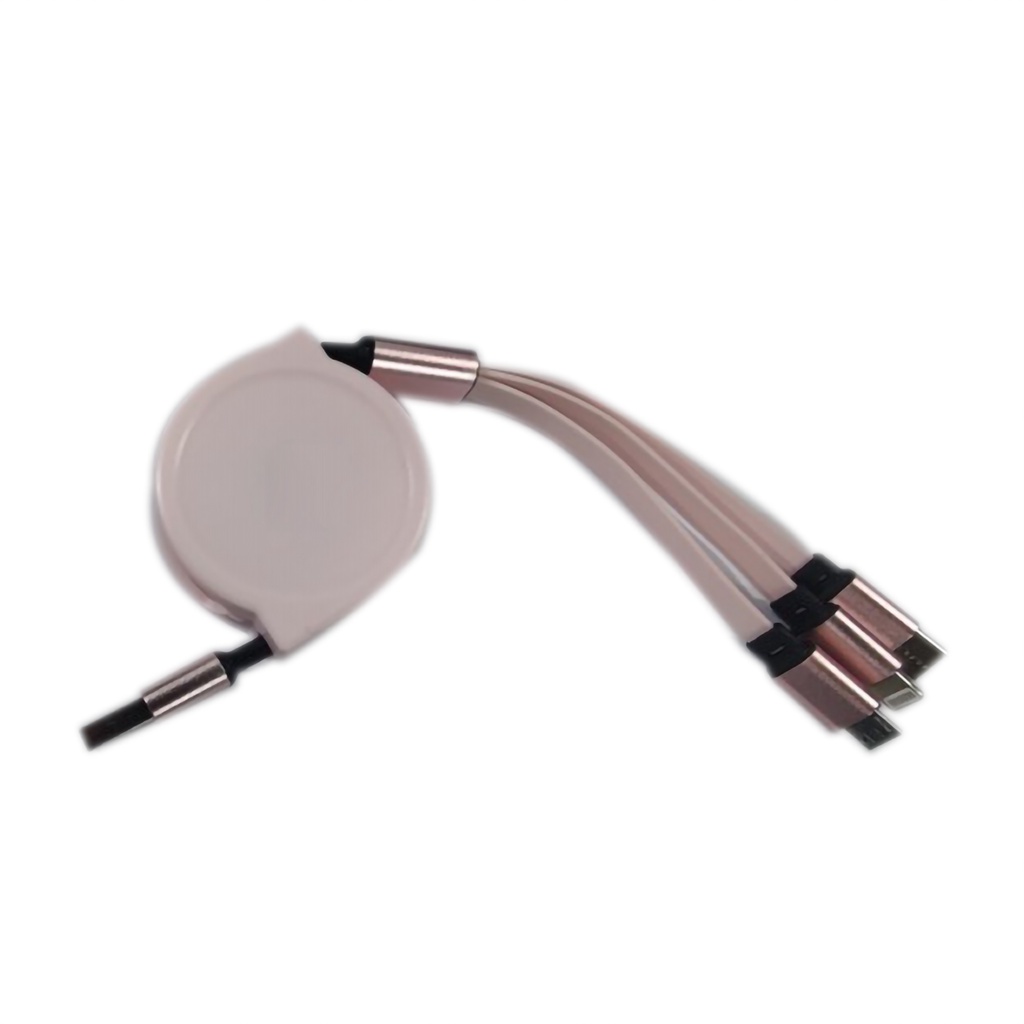 Hàng Sẵn Cáp Sạc Nhanh 3 Trong 1 Có Thể Thu Lại Tiện Dụng Bộ Sạc Nhanh Cổng USB Type C Hiệu Dành Cho HUAWEI【Southdakota051】