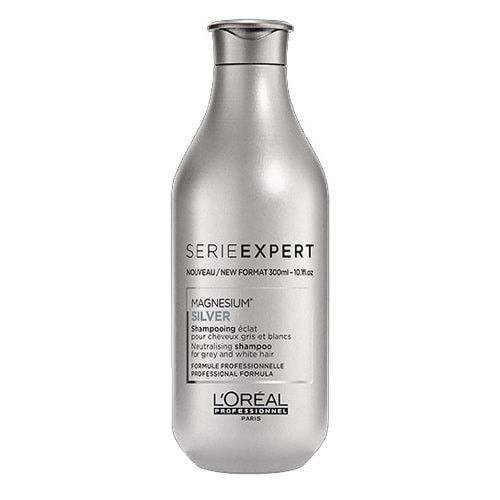 (Chính Hãng Giá Sỉ) Dầu Gội Khử Vàng LOREAL Magnesium Silver 300ml Cho Tóc Xám Bạc