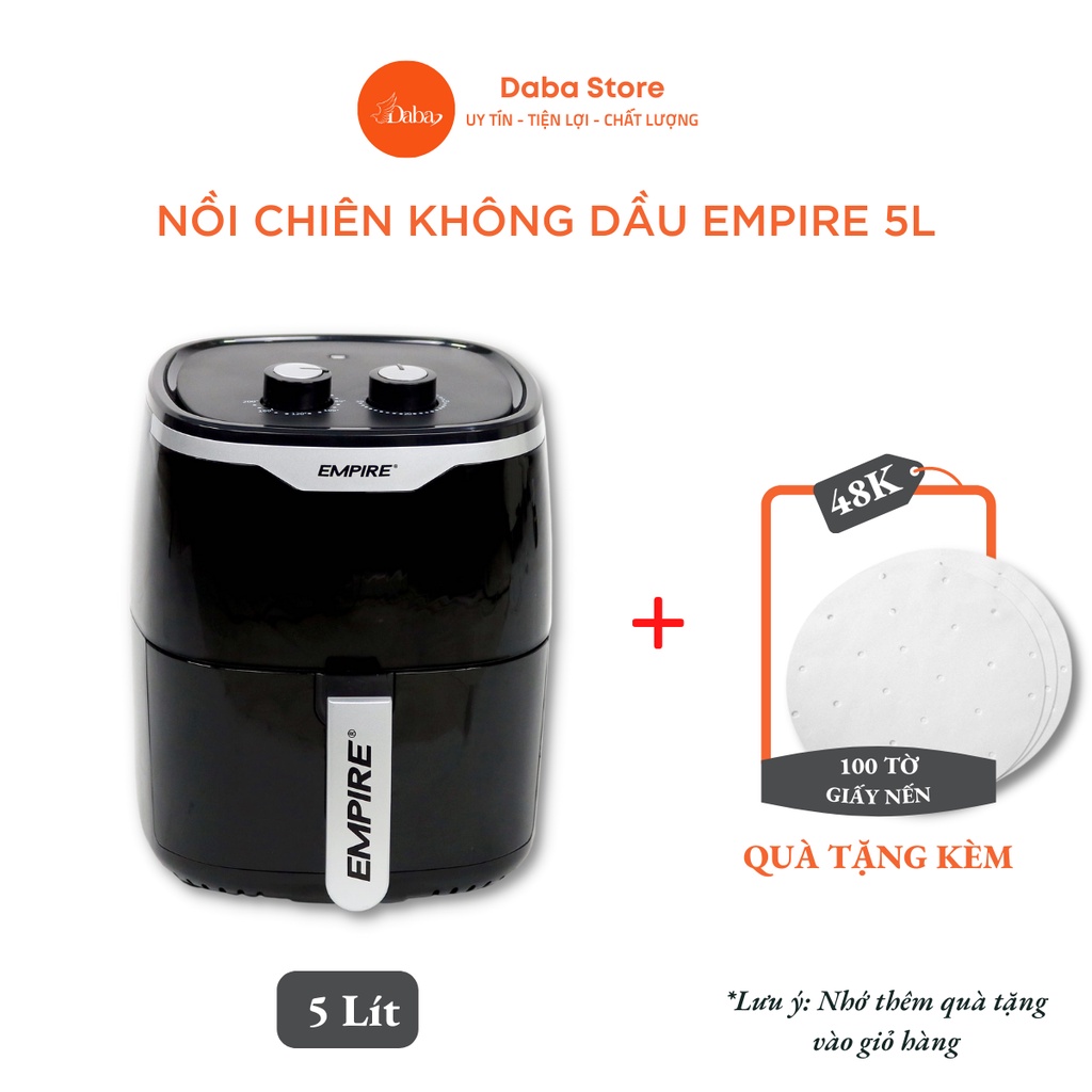 Nồi chiên không dầu 5 Lít - EMPIRE ,E5CS1400 ,1400W