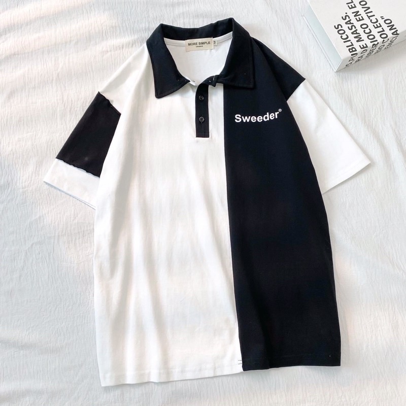 Áo Thun POLO STUDIO Oversize Vải Tici Da Cá Form Rộng Unisex - Yowol SG