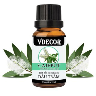 inh Dầu Tràm Nguyên Chất 100% từ Thiên Nhiên nhập khẩu Ấn Độ (10ml)