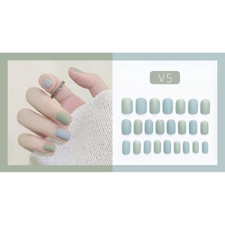 Móng Tay Giả Màu Mờ (V1-V8)