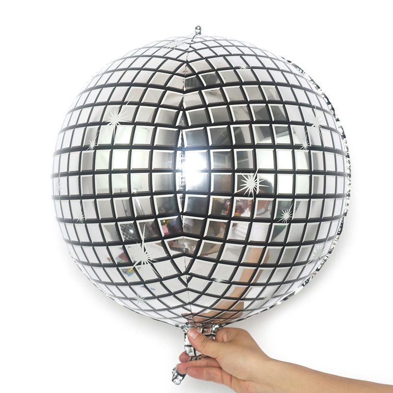 Bong Bóng Lá Nhôm 4D 22inch Phong Cách Retro 80s 90s Dùng Trang Trí Tiệc
