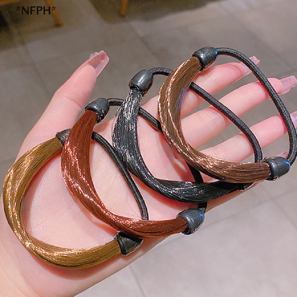 Dây Cột Tóc Giả Co Giãn Hình Tóc Giả Thời Trang