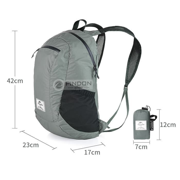 Naturehike Balo Siêu Nhẹ Chống Thấm Nước 18l Gấp Gọn Tiện Dụng