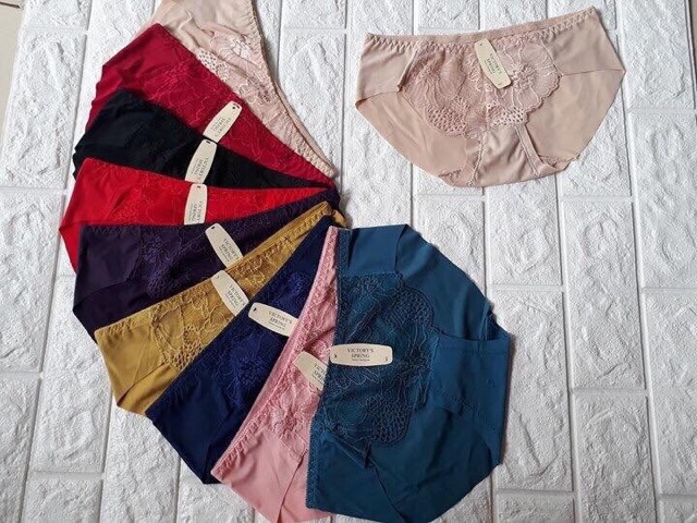 10 quần lót nữ ren phối đúc lạnh- quần spring trơn 8206 | WebRaoVat - webraovat.net.vn
