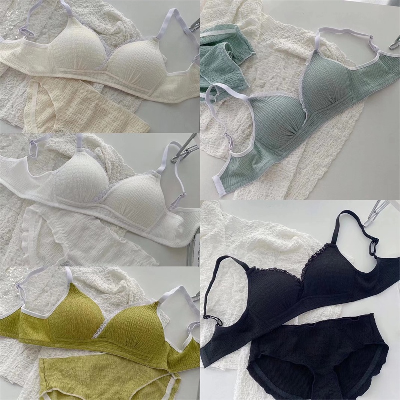Áo lót 3 / 4 cup Mỏng Mềm Mại Không Gọng Thép Nâng Ngực Kiểu Nhật Bản Quyến Rũ Cho Bạn Gái