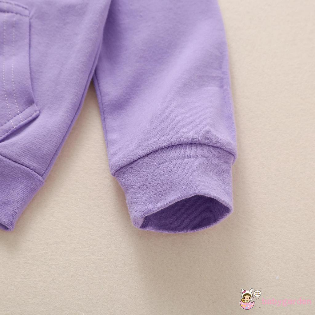 Bộ Đồ Thể Thao Áo Hoodie Kèm Quần Dài Lưng Thun Co Dãn Cho Bé