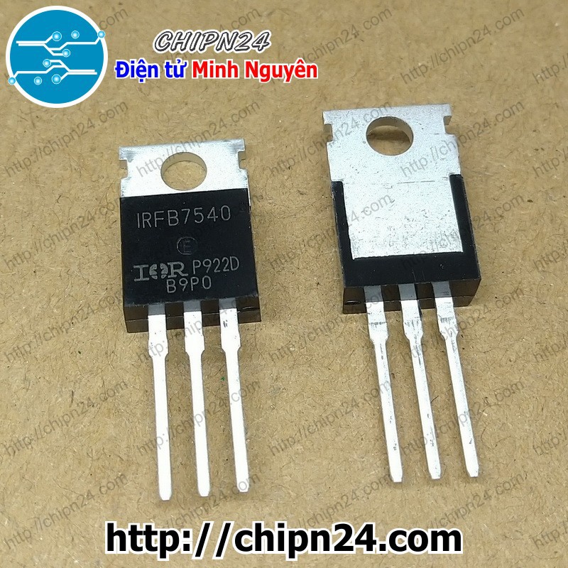 [1 CON] Mosfet IRFB7540 TO-220 110A 60V Kênh N (IRFB7540PBF FB7540 7540)