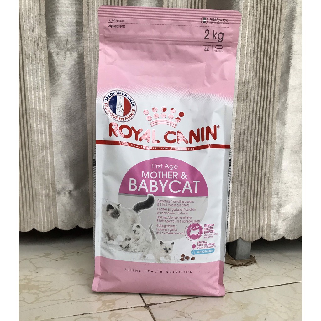 Nguyên túi 2kg thức ăn dạng hạt Royal Canin dành cho mèo mọi lứa tuổi