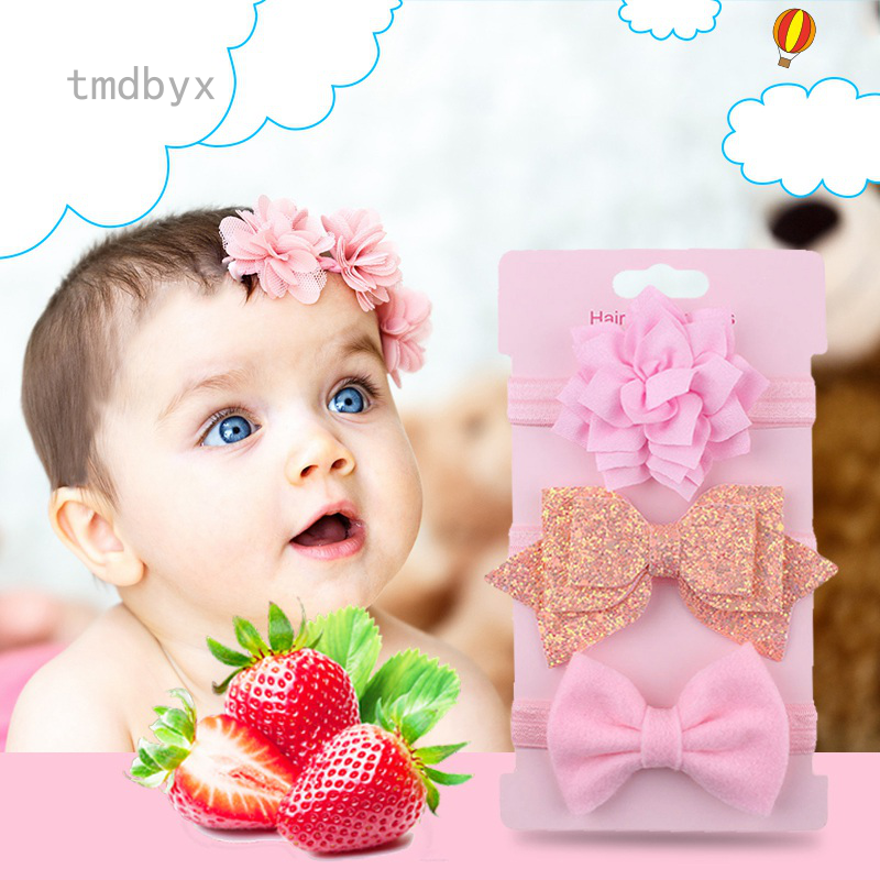 Tmdbyx Set 3 Băng Đô Hoa Xinh Xắn Dành Cho Bé Gái