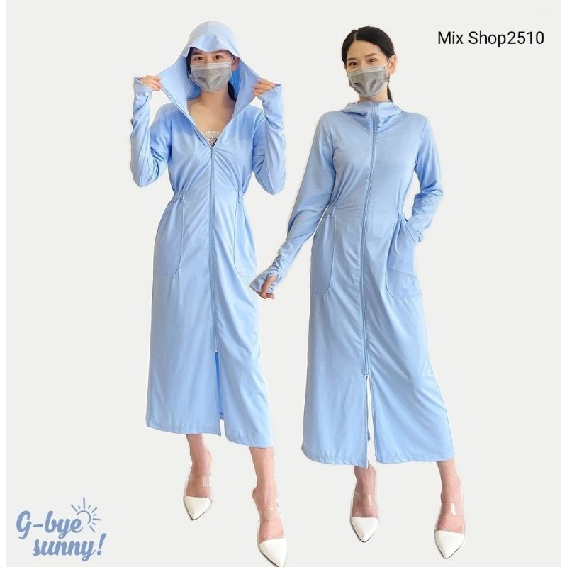 Áo chống nắng toàn thân thông hơi siêu thoáng chất vải thun kim cương | BigBuy360 - bigbuy360.vn