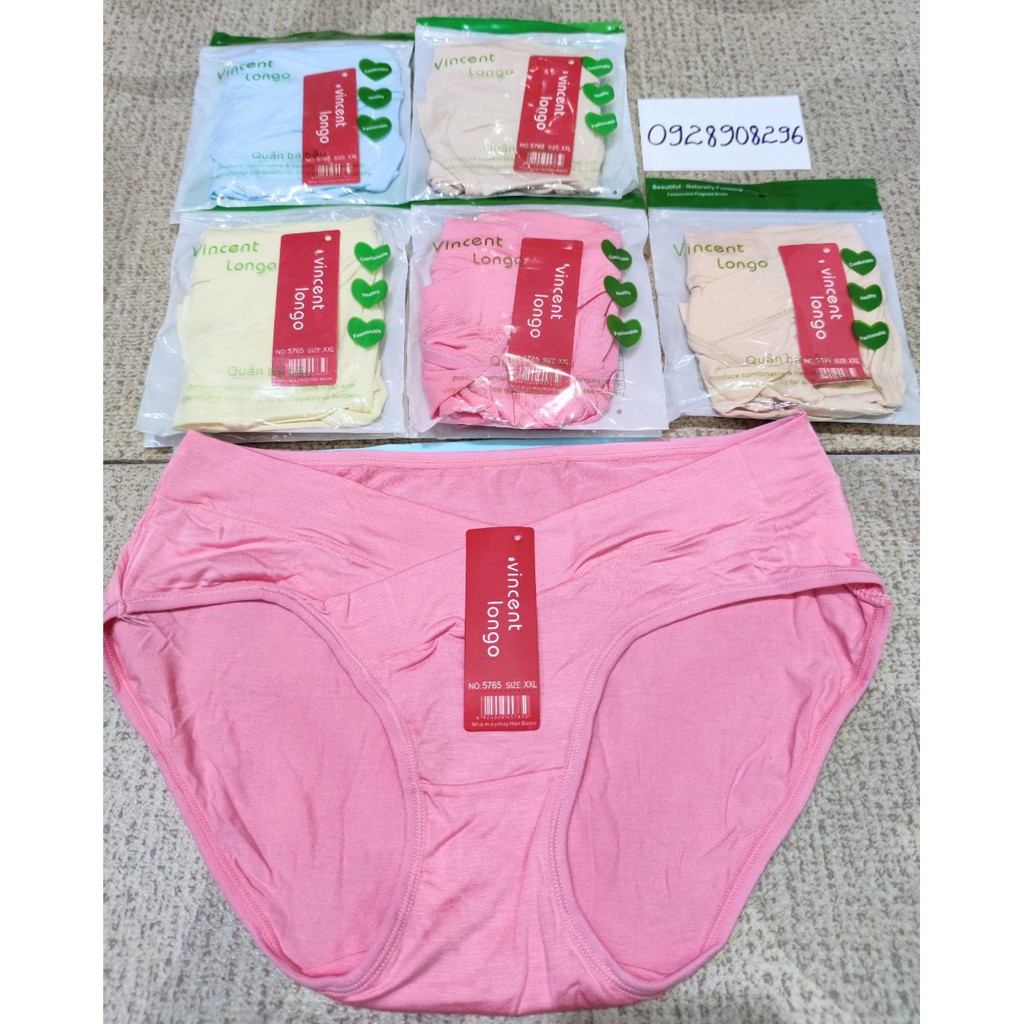 Quần lót bầu và sau sinh cotton cạp chéo 5765