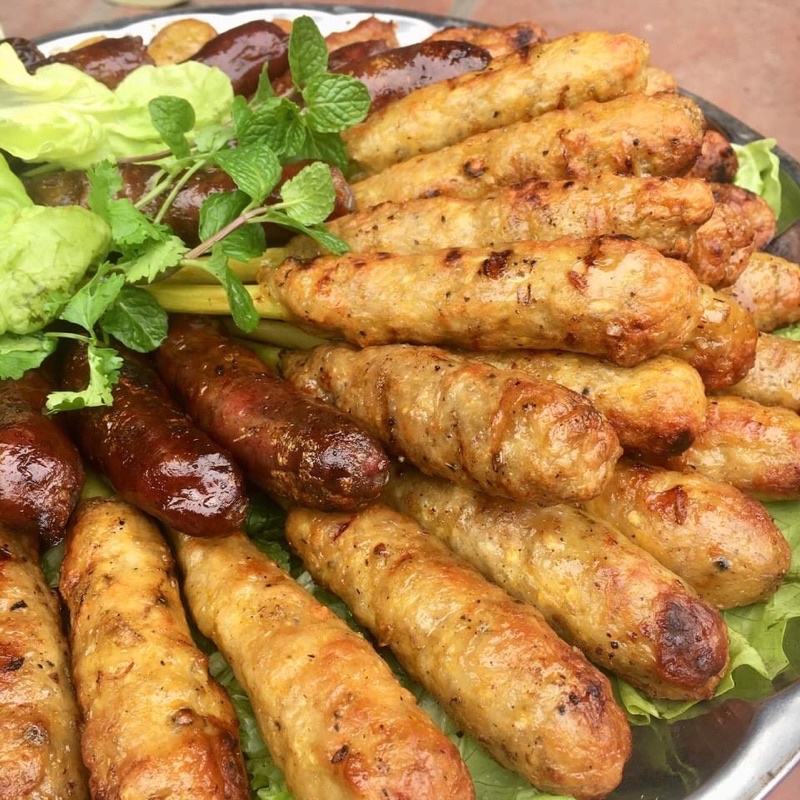 Nem nướng Nha Trang 500gr kèm nước chấm