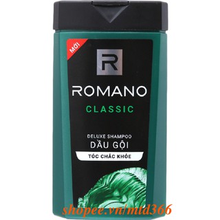 Dầu Gội Đầu Hương Nước Hoa 180g Romano Classic Cho Tóc Chắc Khỏe