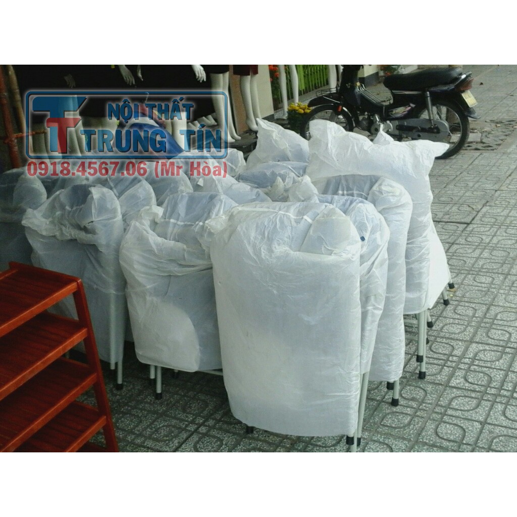 Ghế liền bàn, bọc vải bố | BigBuy360 - bigbuy360.vn