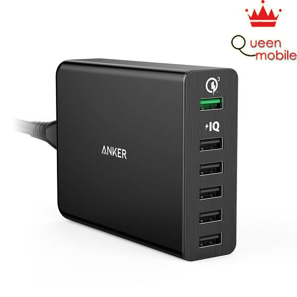 Sạc Anker 6 cổng, 60w, Quick Charge  - [Powerport+ 6, 60w] - A2063