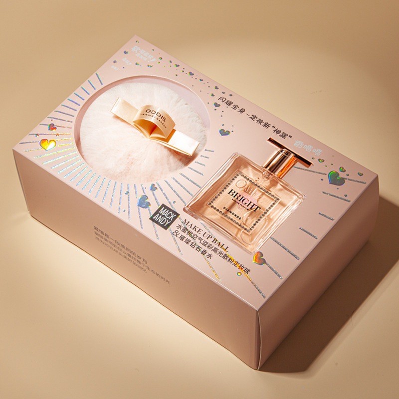 Combo phấn bắt sáng phủ mịn và nước hoa lưu hương 8 tiếng | Thế Giới Skin Care