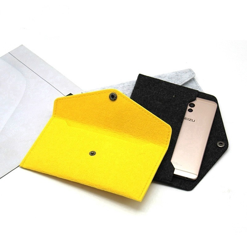 Ví nữ dài vải nỉ cầm tay gập gọn túi ví Túi Vải Nỉ Đựng Điện Thoại Tiền Xu Xinh Xắn | BigBuy360 - bigbuy360.vn