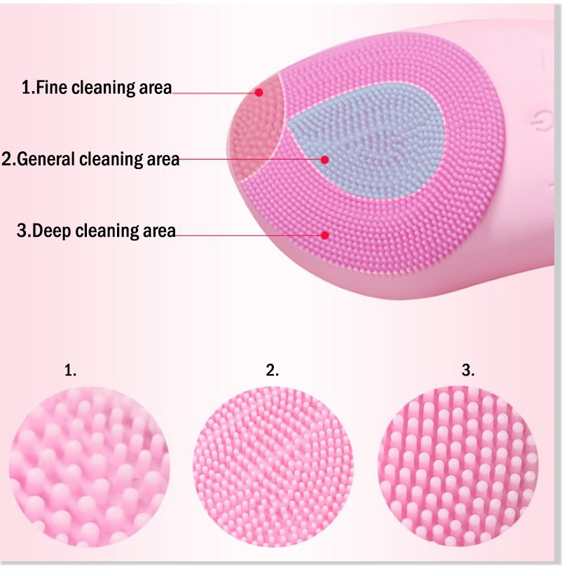 Máy rửa mặt sóng siêu âm siêu bền, rửa mặt sâu, dưỡng da dưỡng ẩm