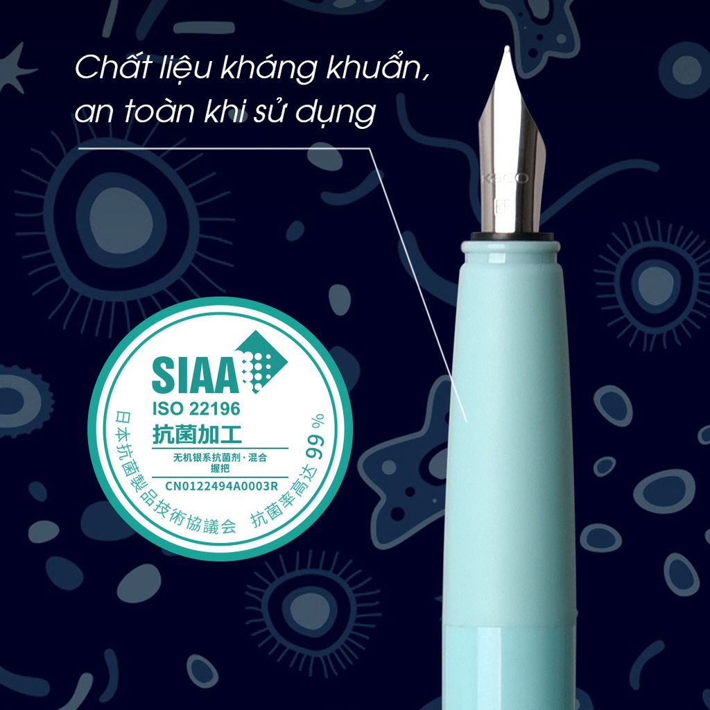 [Hỏa Tốc HCM] Bút Máy KACO MELLOW Cao Cấp Chính Hãng - Ngòi EF (0.3 - 0.4mm)