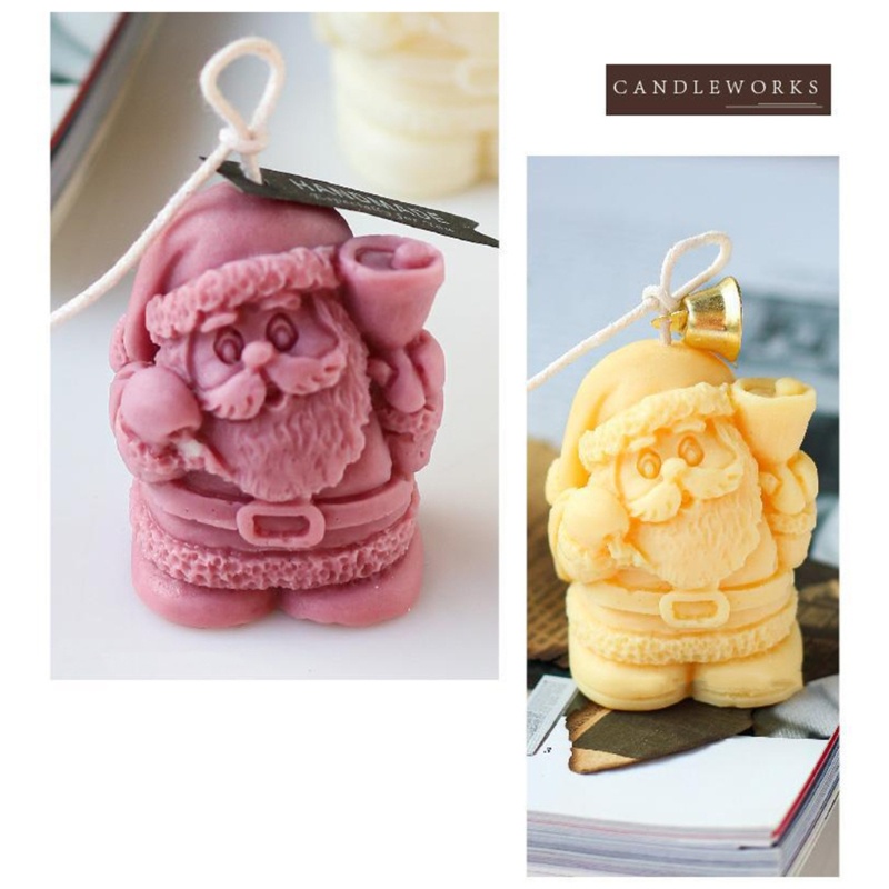 Khuôn Làm Xà Phòng Handmade Silicone Hình Ông Già Noel