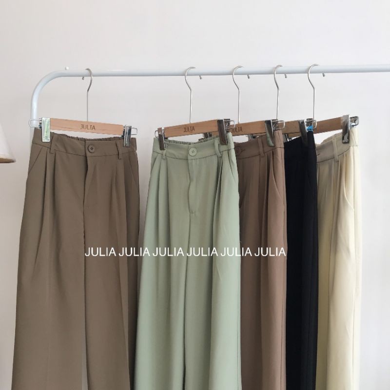 Quần vải ống rộng chun sau 1 cúc 202 | BigBuy360 - bigbuy360.vn