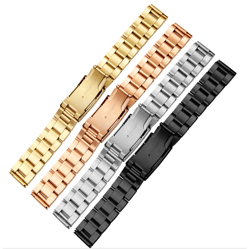 Dây Đeo Đồng Hồ Bằng Thép Không Gỉ 16mm 18mm 20mm 22mm 24mm 26mm 28mm 30mm