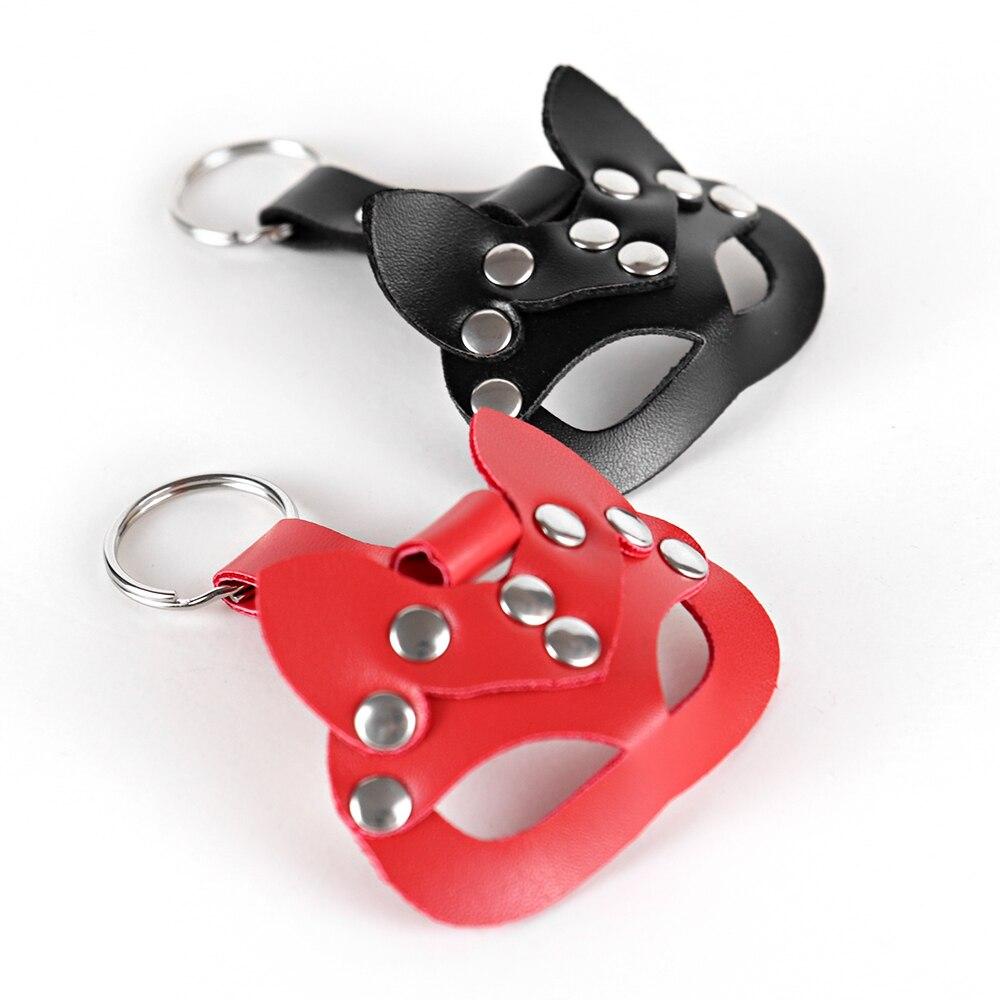 Móc Khóa Da Mặt Hình anime 2021 Màu Đỏ Đen Thời Trang Cho Nam Và Nữ