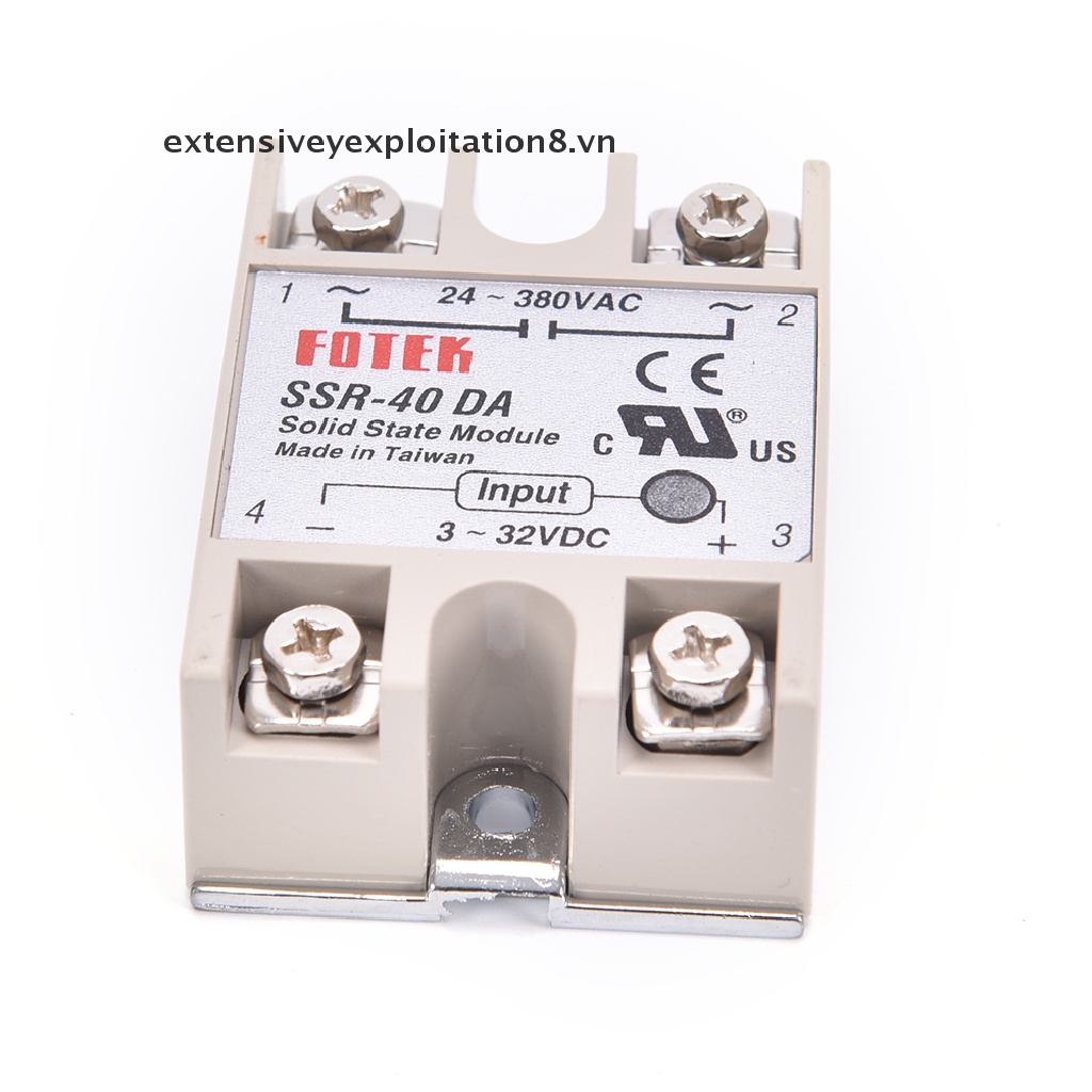 Rơ Le SSR 40A Có Lá Cờ SSR-40DA 40A DC