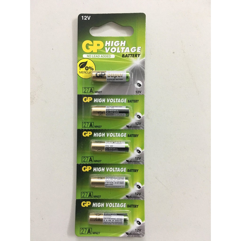 PIN CỬA CUỐN GP ALKALINE 23A/27A