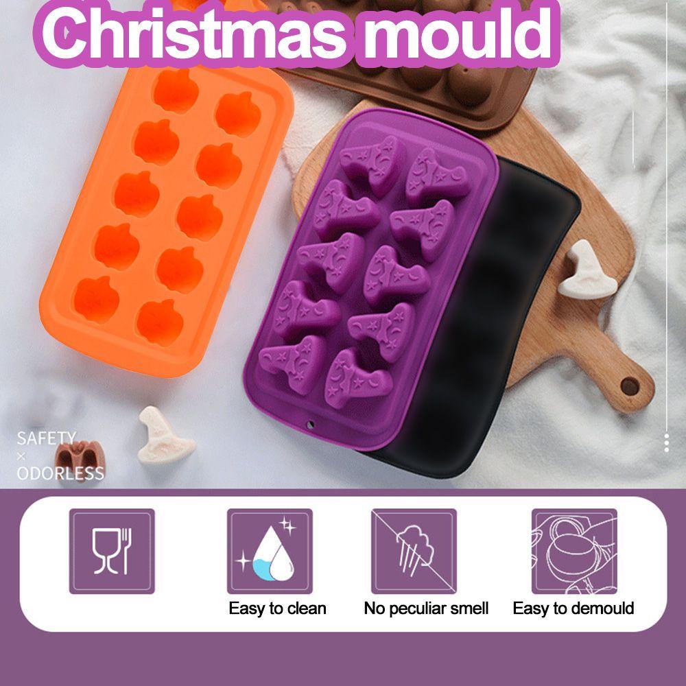 Khuôn Silicone Tạo Hình Làm Bánh Kẹo Chủ Đề Halloween