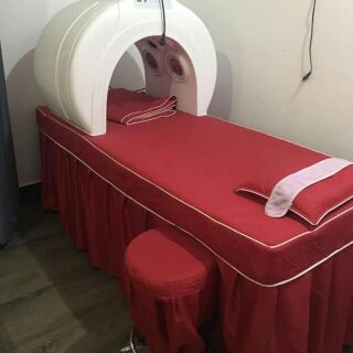 Bộ chăn ga gối ghế trải giường spa.