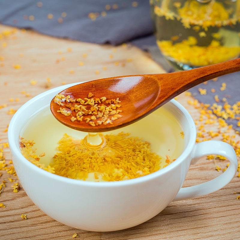 Quế Hoa (Hoa mộc quế) sấy khô thượng hạng để chưng yến, uống trà, làm bánh, nấu chè dưỡng nhan 100gr | Bột Natural