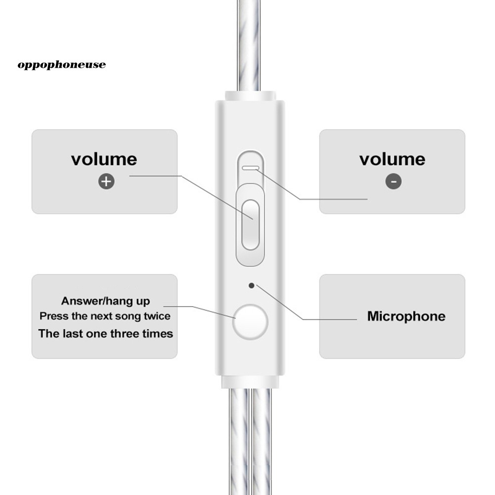 Tai Nghe Nhét Tai Bass Trầm Có Micro Thiết Kế Thể Thao