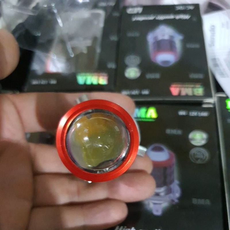 Bóng led Bma cos vàng pha trắng hàng loại 1 có cho drem way cũ và chân H4